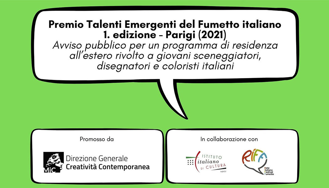 Premio Talenti Emergenti del Fumetto Italiano_News