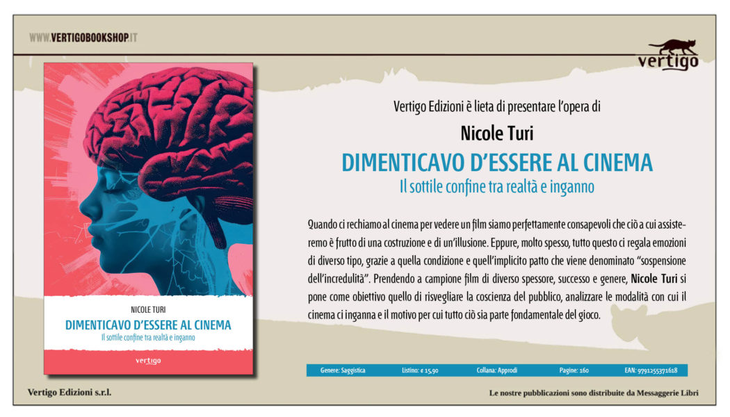 Da tesi a libro: Nicole Turi pubblica “Dimenticavo d’essere al cinema”