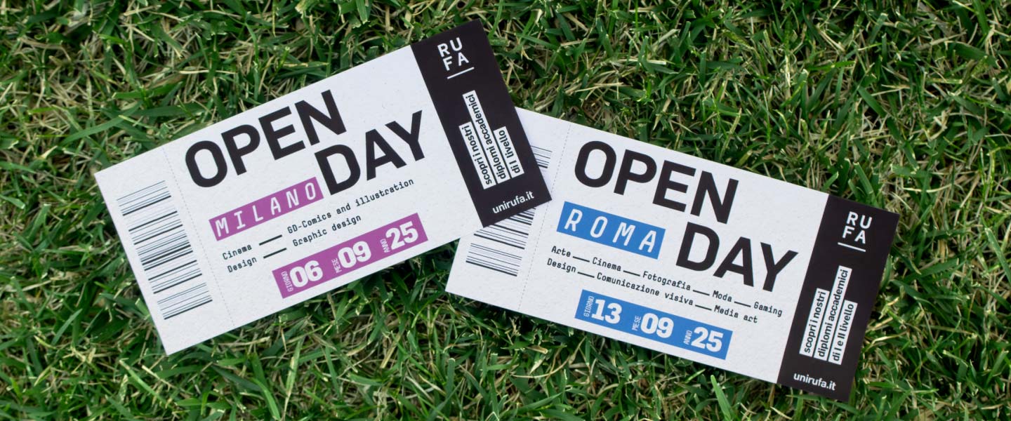 RUFA OPEN DAYS - ROMA E MILANO