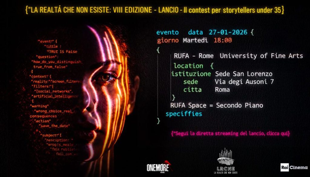 Locandina la realtà che non esiste.
