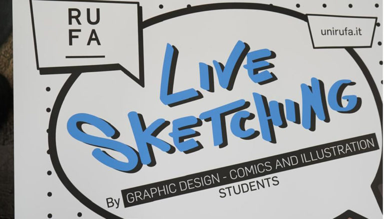 Locandina di Live Sketching.