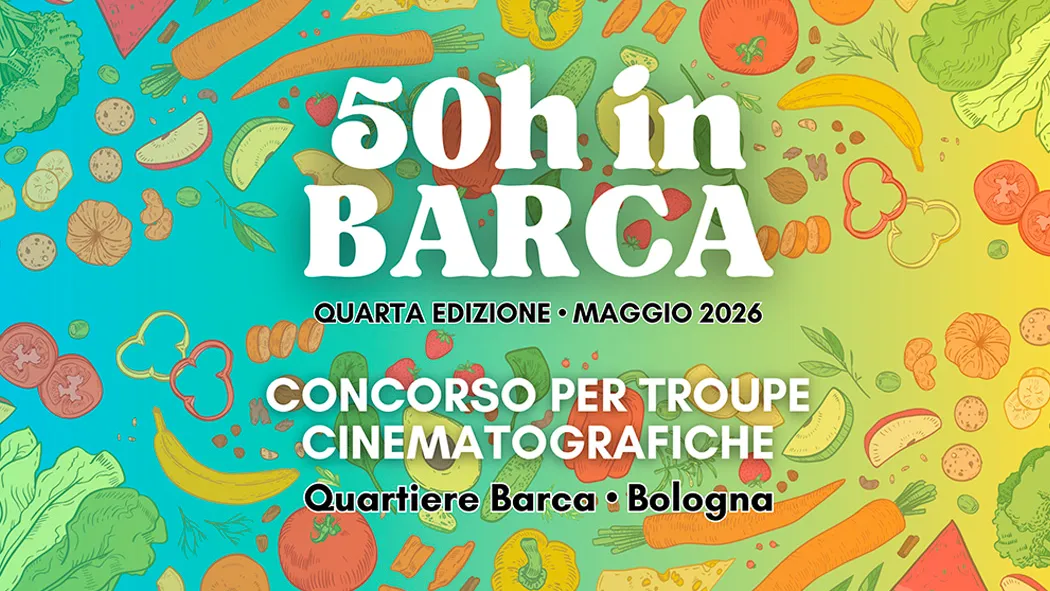 50 ore in barca banner del concorso per troupe cinematografiche.